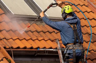 Démoussage et hydrofuge de toiture à Arconville